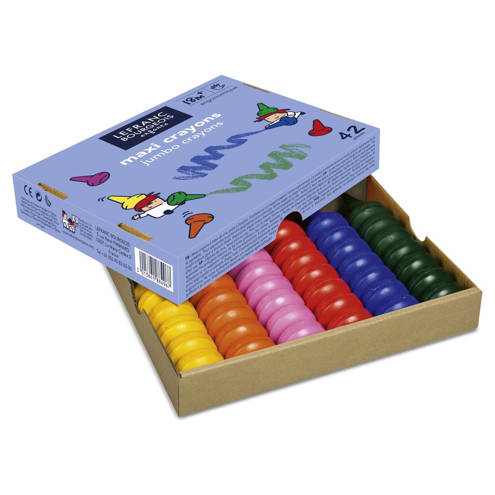 Branded 3 Pack Jumbo Crayons #S9694x