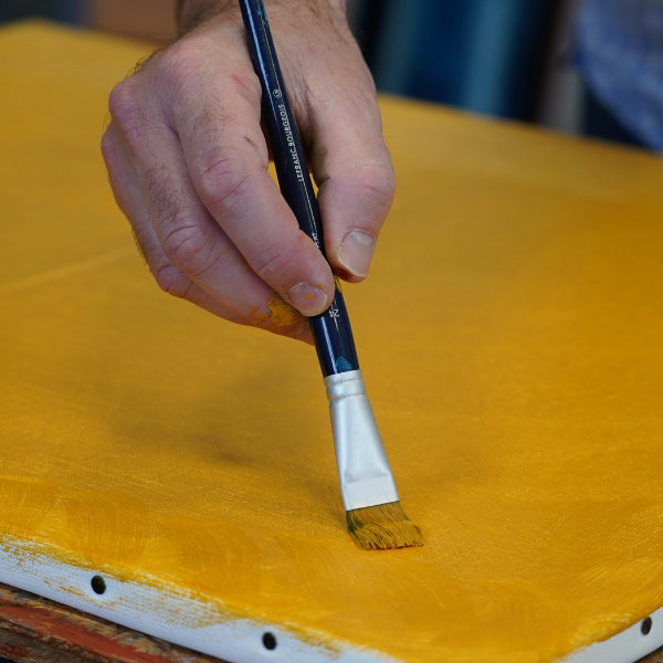Preparing the canvas - Lefranc Bourgeois