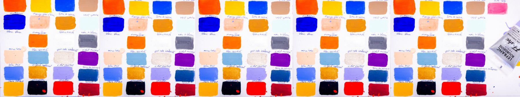 Image for colour charts Lefranc Bourgeois